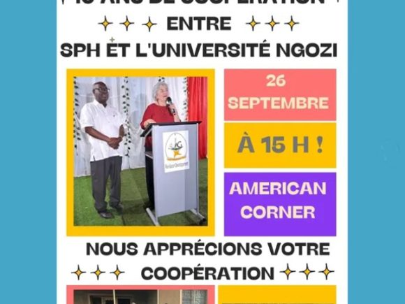 10 años cooperando con la Universidad de Ngozi